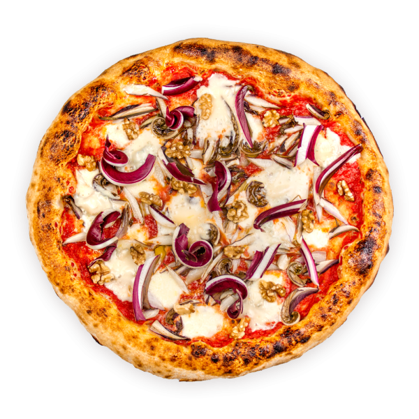 pizza radicchio_gorgonzola_noci