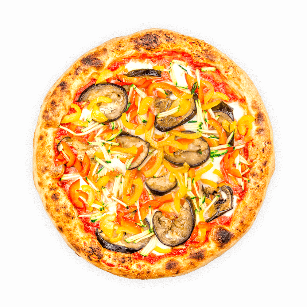 pizza con verdure