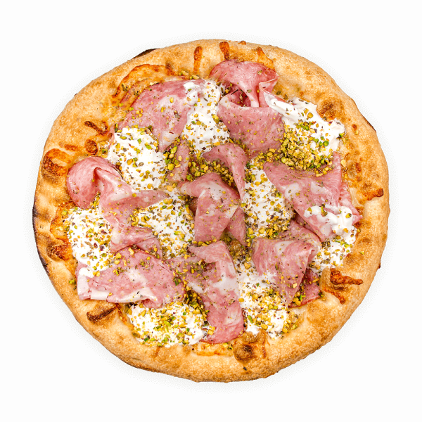 pizza mortadella